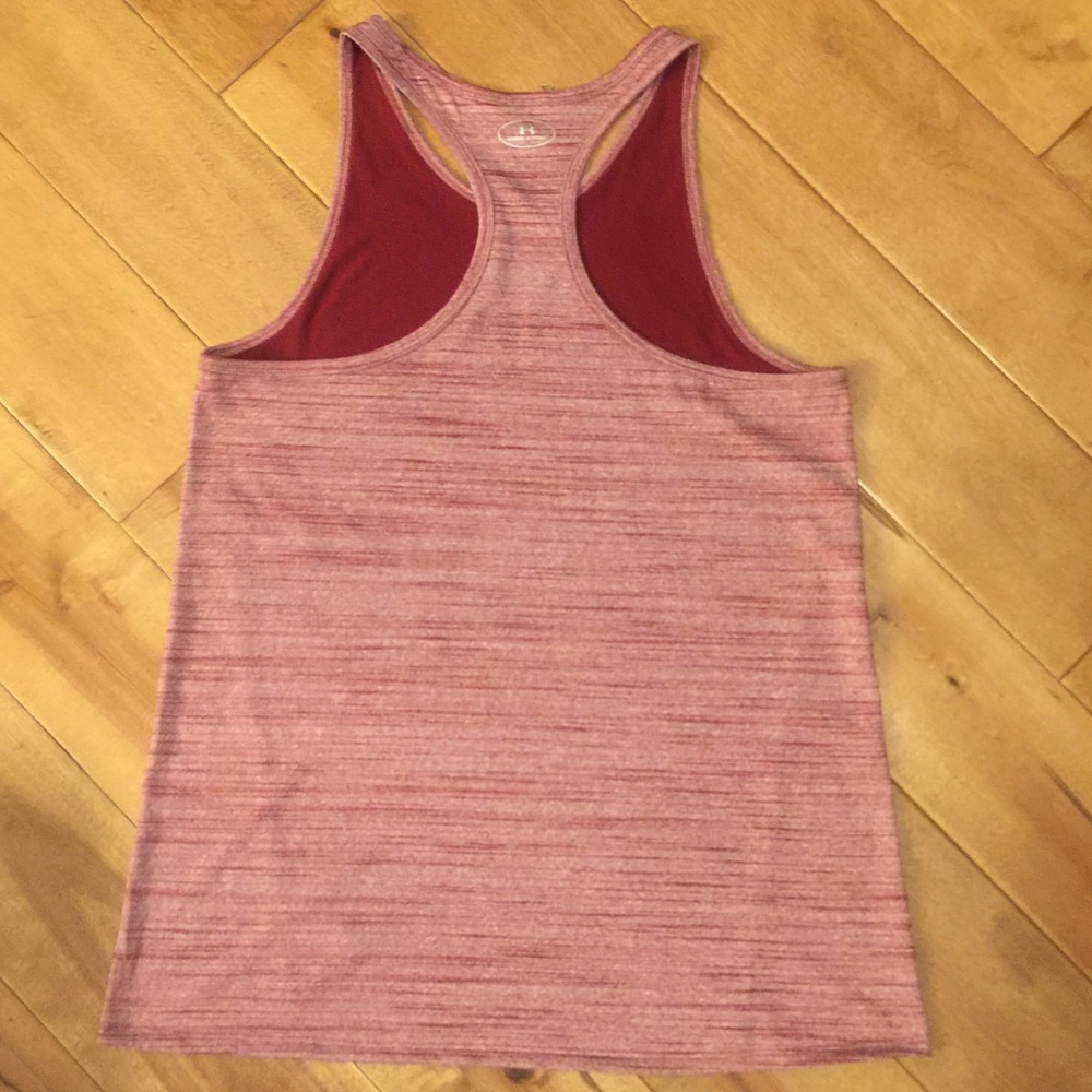 💥SALE💥Under Armour Raceback Tank Top Size S/P - Picture 2 of 5